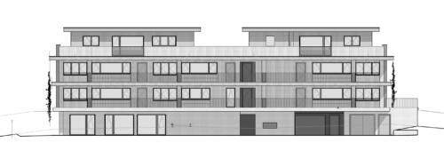 Fassadenansicht Haus A